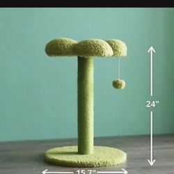PetnPurr Cat Flower Scratching Post, Perch and Activity Tree with Teaser Ball...