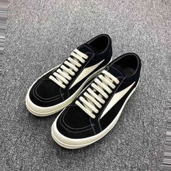Rick Owens Leather Low Sneakers 4