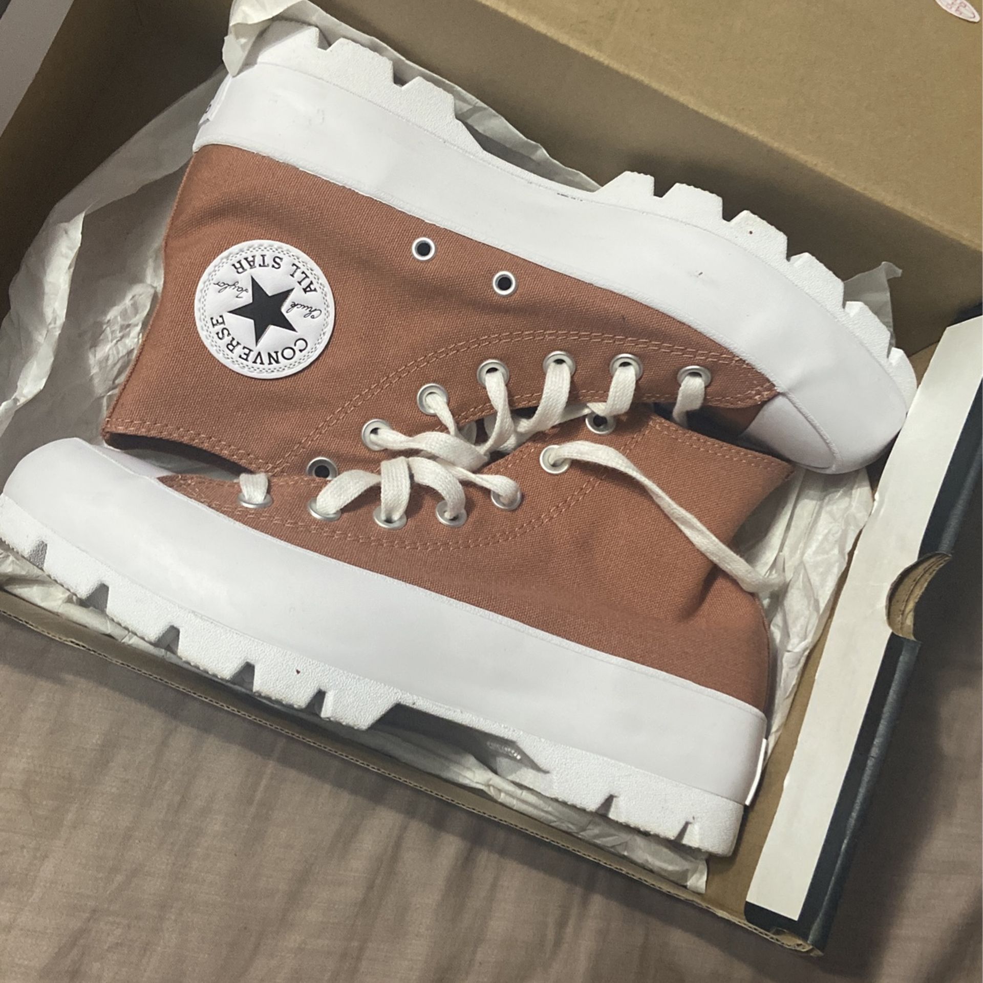 light brown converses