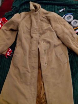 Vintage 1980s Burrberry Camel Hair Trench from London