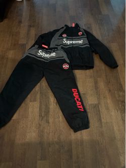 Black Supreme Ducati sweatsuit size M (5’3—6’1)