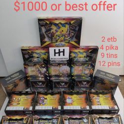 Pokemon Shining Fates Etb Pin Tin Pikachu 