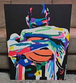 Tim Duncan Painting