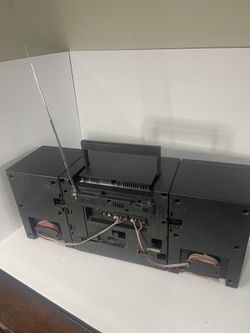 Vintage Boombox Panasonic RX-DT401, lecteur CD radio double cassette, stéréo rétro des années 1990, fonctionnel - France