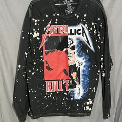 Metllica  Kill’em All-Ride The Lighting Long Sleeve Large T-Shirt