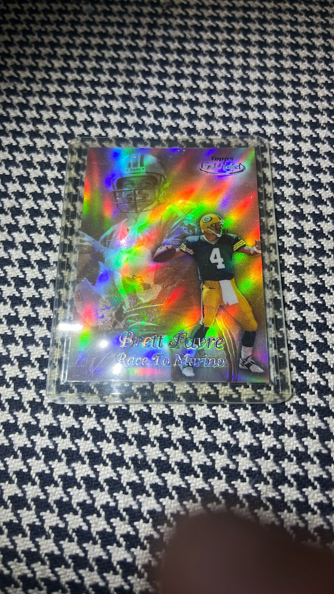 Topps Brett Favre 1999 Race To Marino Football Card