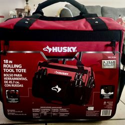 Husky Rolling Tool Tote