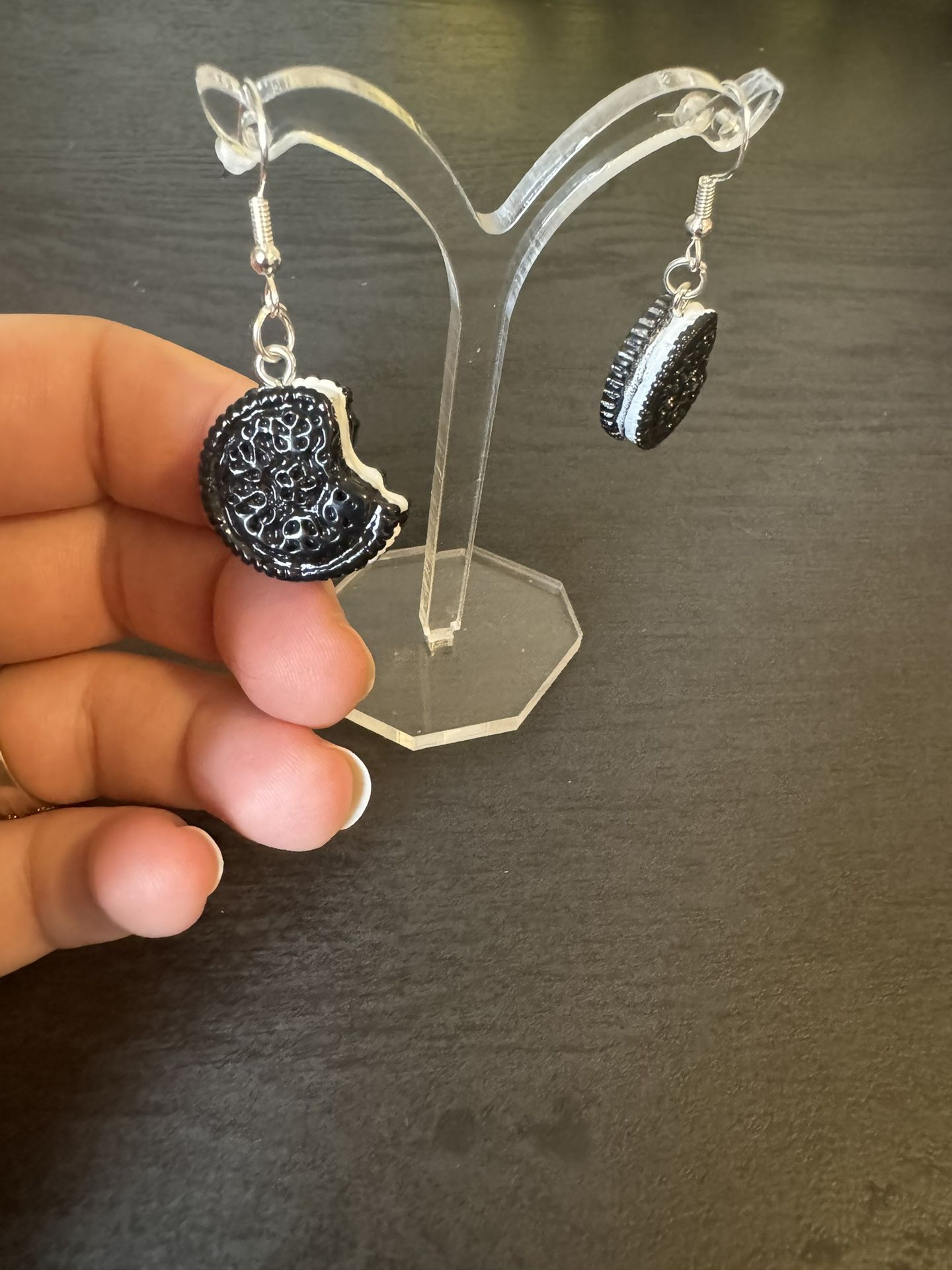Oreo Cookie Earrings