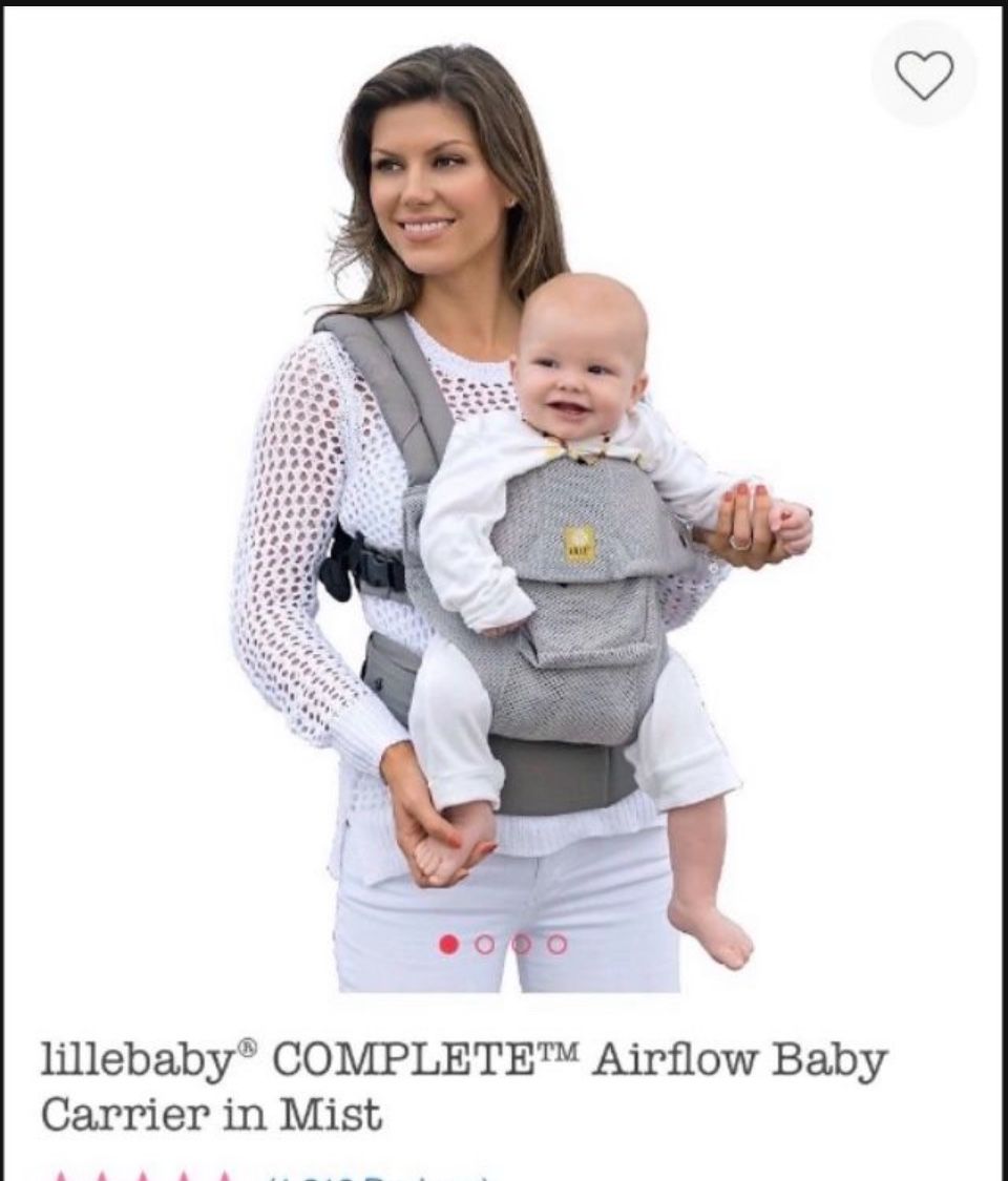 Lille Baby Carrier… Complete Airflow… Position Carrier…