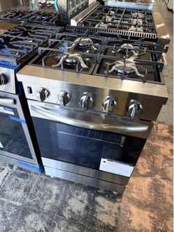 24” gas range 2 year warranty no credit needed
