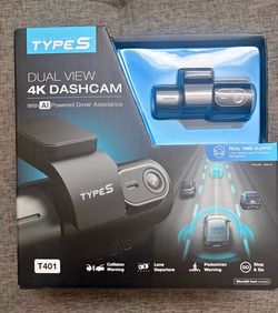 4K Dual View Dashcam – Brand New in Box