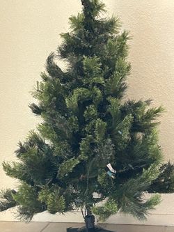 Small Artificial Christmas Tree with Lights