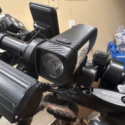 Small Rechargeable Bike Ebike Scooter Light New