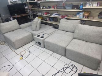 Free delivery Modular Sectional Sofa with Console
