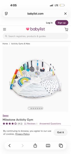 Baby activity may