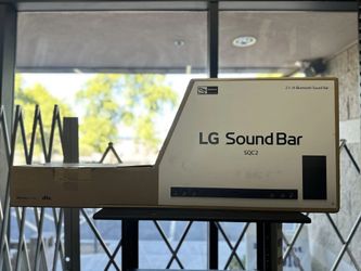 MEMORIAL DAY SALES!!! LG SQC2 2.1 SOUND BAR W. WIRELESS SUBWOOFER, BLUETOOTH & ADAPTIVE SOUND CONTROL