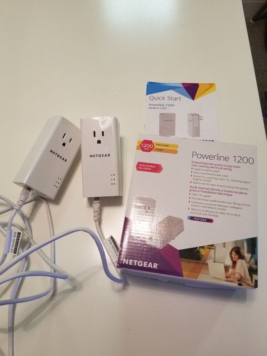 Netgear powerline 1200 adapters