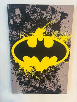 Batman Symbol Canvas Art