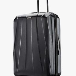 Samsonite Centric 2 Hardside Expandable Luggage with Spinner Wheels, Black, Checked-Large 28-Inch