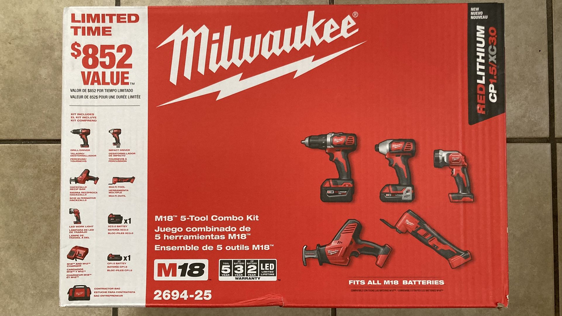 MILWAUKEE COMBO