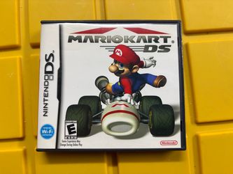Nintendo DS Mariokart game mario kart video game