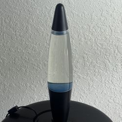 Classic Lava Lamp – Blue Glow – Works Perfectly – Chill Vibes