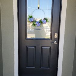 Front Door And Digital Lock