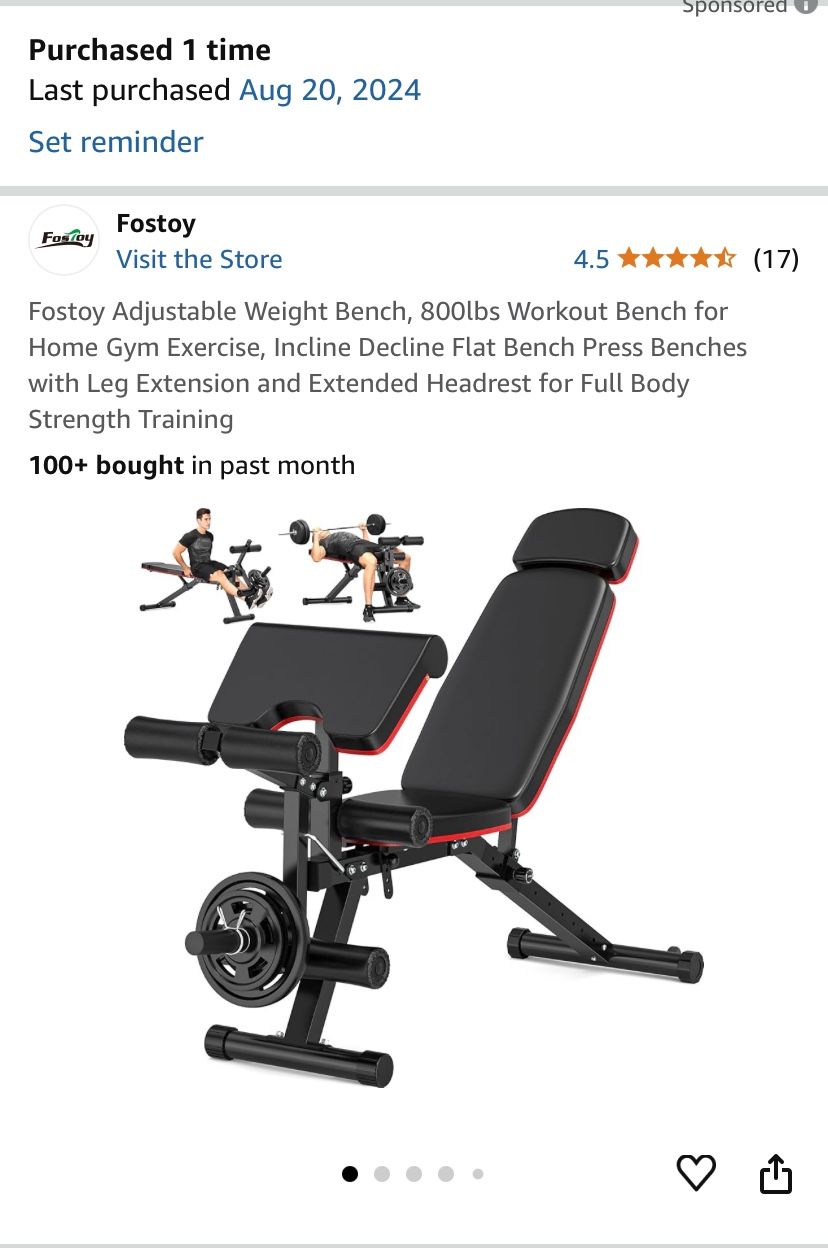 Adjustable Weight Bench