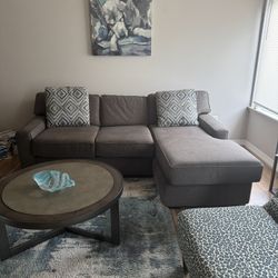 Living Room Set 3 Seat Sectional And Chair 