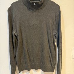 Banana Republic Quarter Zip Men’s 100% Merino Wool