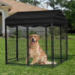 🔥Brand new🔥Outdoor 4ft x 4ft x 4.5ft Dog Kennel with Weather-Resistant Cover.  