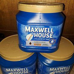 Maxwell House Coffee original roast 30.6 oz canisters 