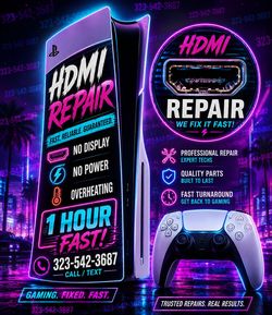 YES!__FAST>>>Playstation Console HDMI Port Diagnostic Swap
