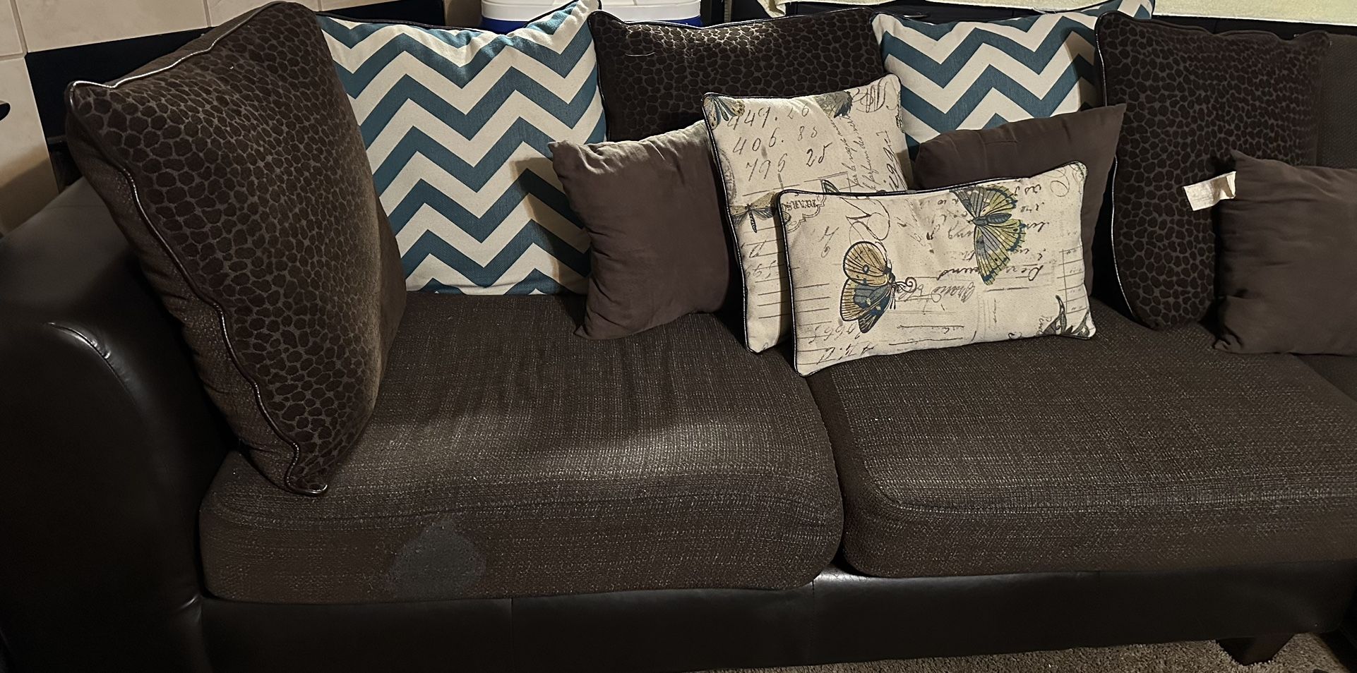 Brown Sectional For Sale