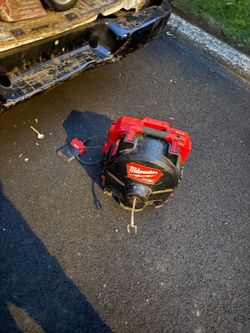 Milwaukee M18 Machine Snake w cable and battery