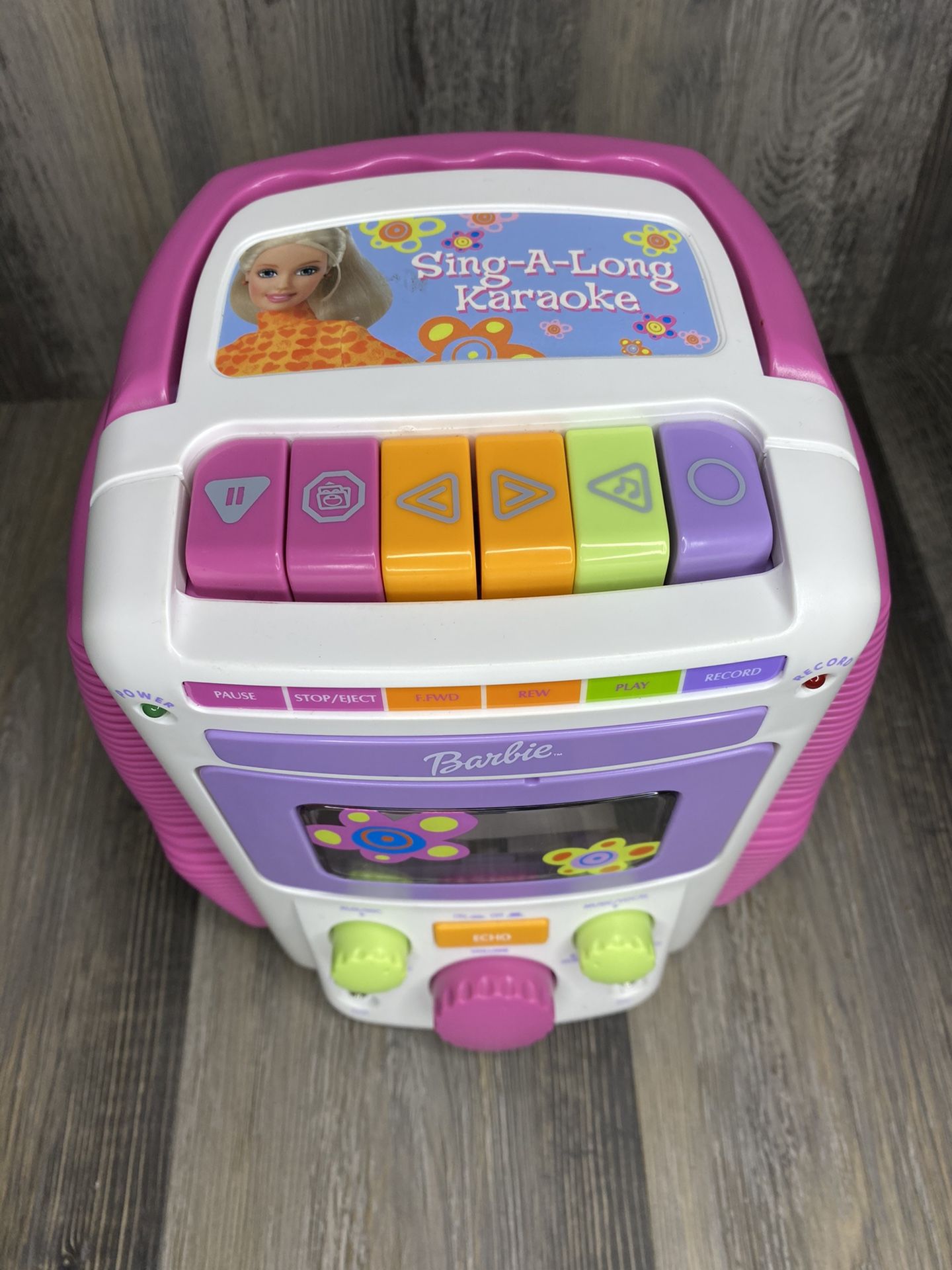 Mattel 2001 Cassette Tape Player Barbie BE 477 Sing Along Karaoke With Tape for Sale in Charlotte NC OfferUp