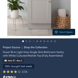 18 Inch Bathroom Vanity 