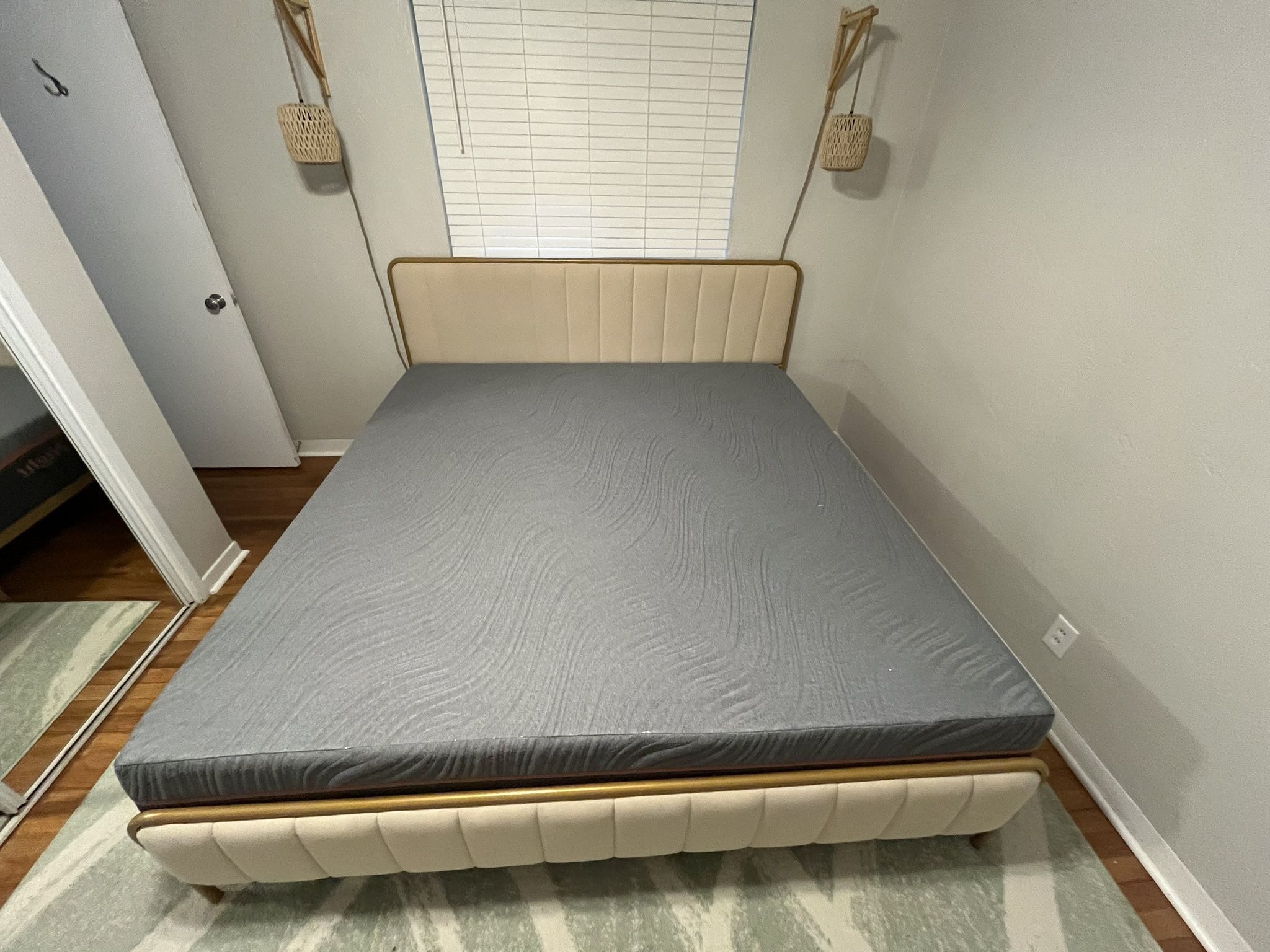 King Memory Foam Mattress with Three Firmness Levels from Soft to Firm, Gel Infused for Cool Sleep and Spinal Support