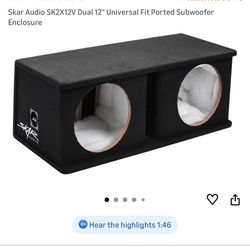 12 Inch Sub Box Skar Audio