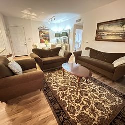 3 Pcs Sofa Set