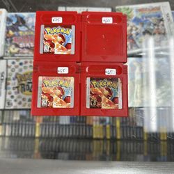 Pokemon Red Gameboy Color $60-$80 Each Gamehogs 11am-7pm