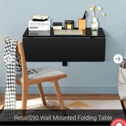 Folding Wall Counter Table New