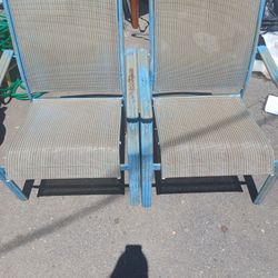 Two Outside Patio Chairs