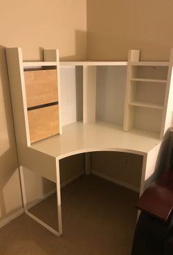 White desk