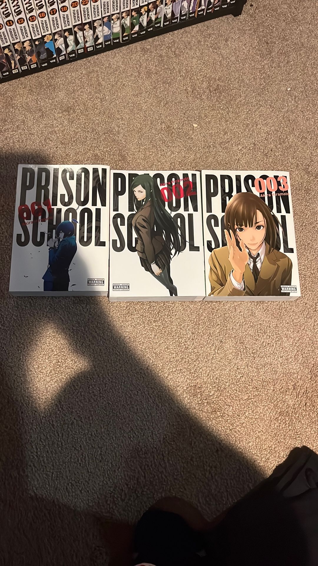Prison school manga 1-3 . Great Condition