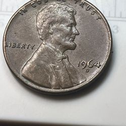 1964 D Penny  