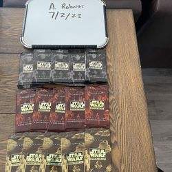15 Sealed Star Wars CCG Packs 