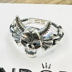 Pandora Stranger Thing Hellfire Club Ring ~ Choose Size ~ #193569C00 - Pandora HINGED BOX & Pandora Polishing Cloth Included + Tag