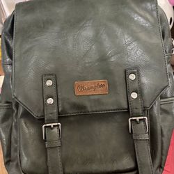 Green Wrangler backpack