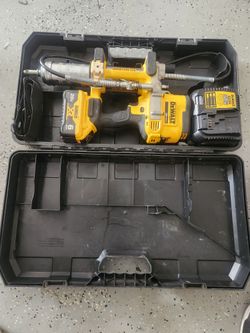 20V MAX Cordless 10,000 PSI Variable Speed Grease Gun, (1) 20V 4.0Ah Battery, and Charger